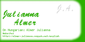 julianna almer business card